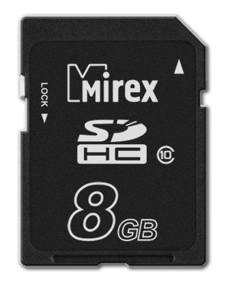 Пам. SDHC Card, 8GB, Class 10, Mirex