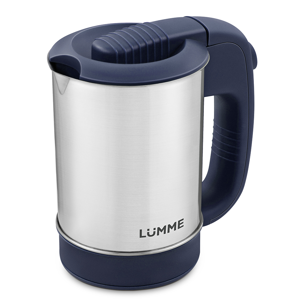 Чайник  LUMME LU-155 синий сапфир, нерж, (0,7кВт, 0,5л) 12/уп
