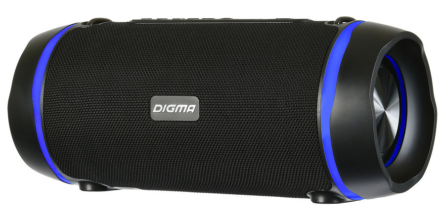 Колонка портативная с BLUETOOTH  DIGMA S-39 черный (25W BT/FM/USB/AUX акк3000mAh, 143x148x340мм )