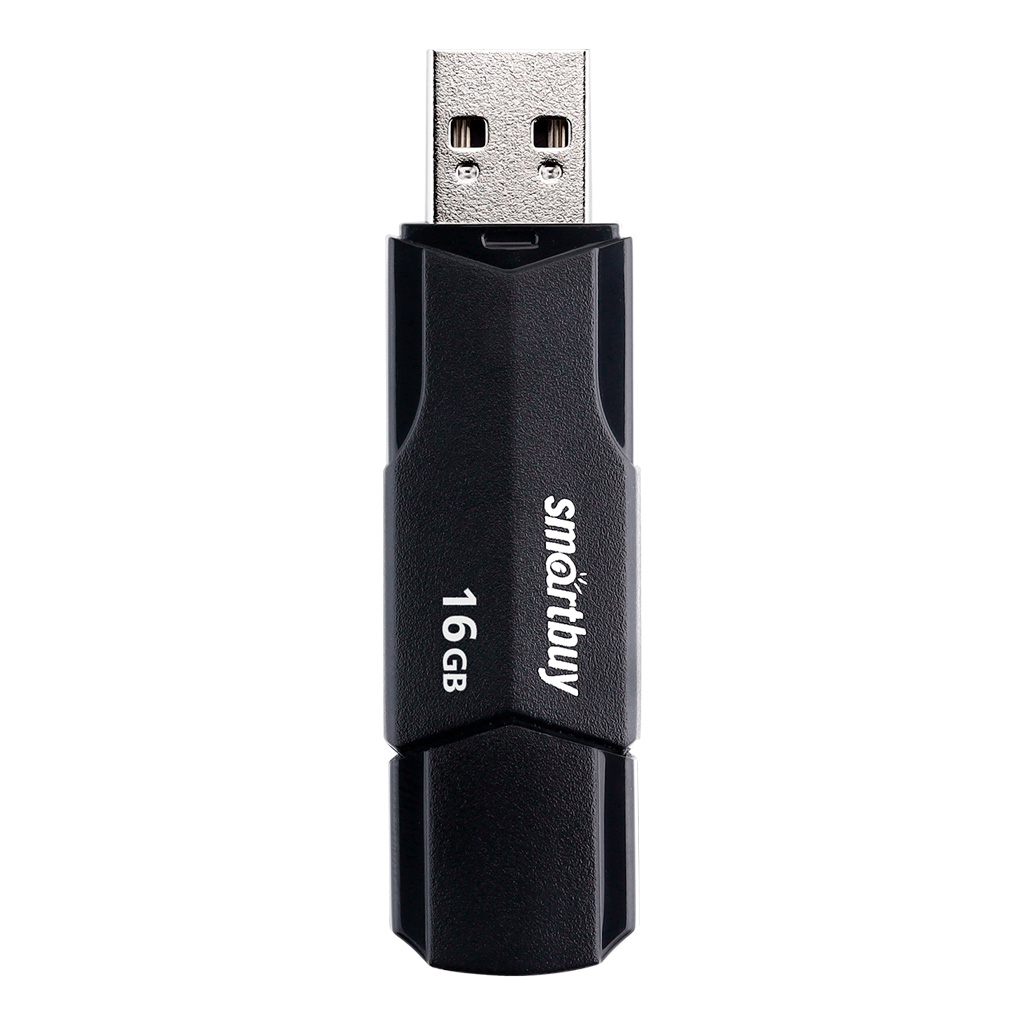 USB2.0 FlashDrives16Gb Smart Buy CLUE Black (SB16GBCLU-K)
