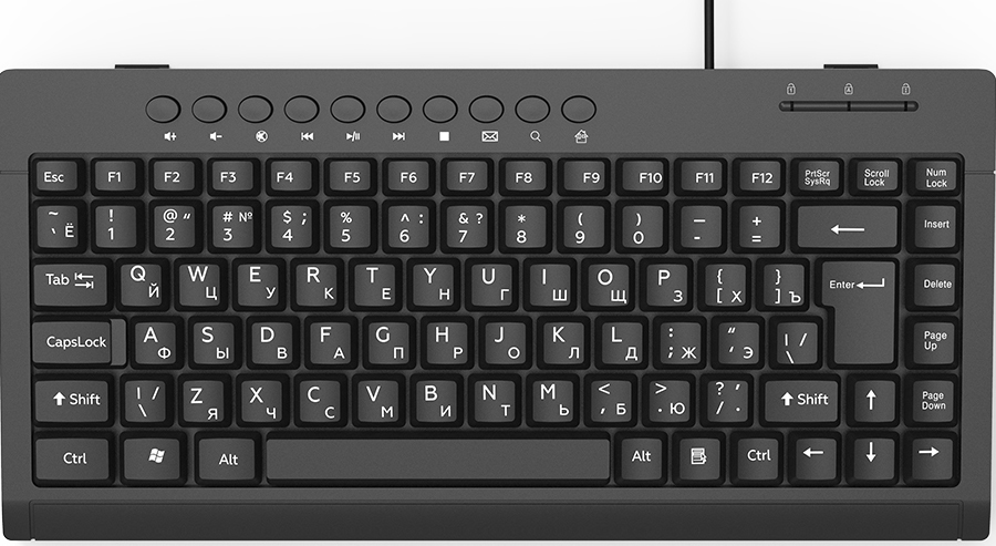 Клавиатура RITMIX RKB-104 BLACK