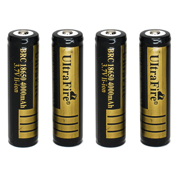 Акк  литиевый UltraFire 18650 - 4000mAh (3.7V, с защитой) 2шт/уп