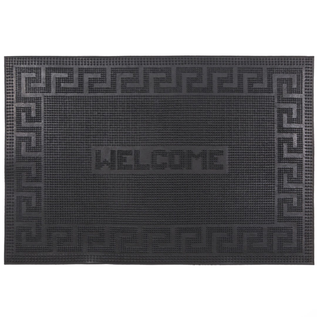 Коврик резиновый 40х60 см, "Welcome", черный, SUNSTEP