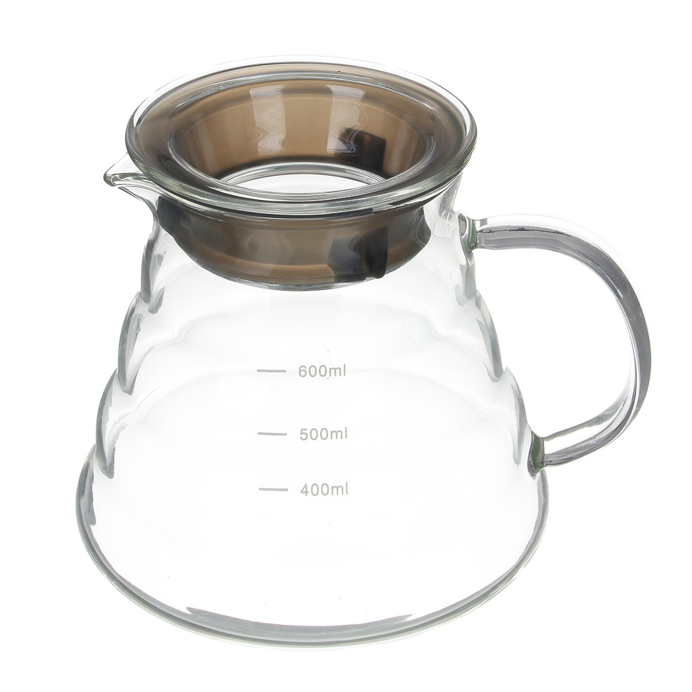 Чайник заварочный SATOSHI 600мл, стекло, силикон