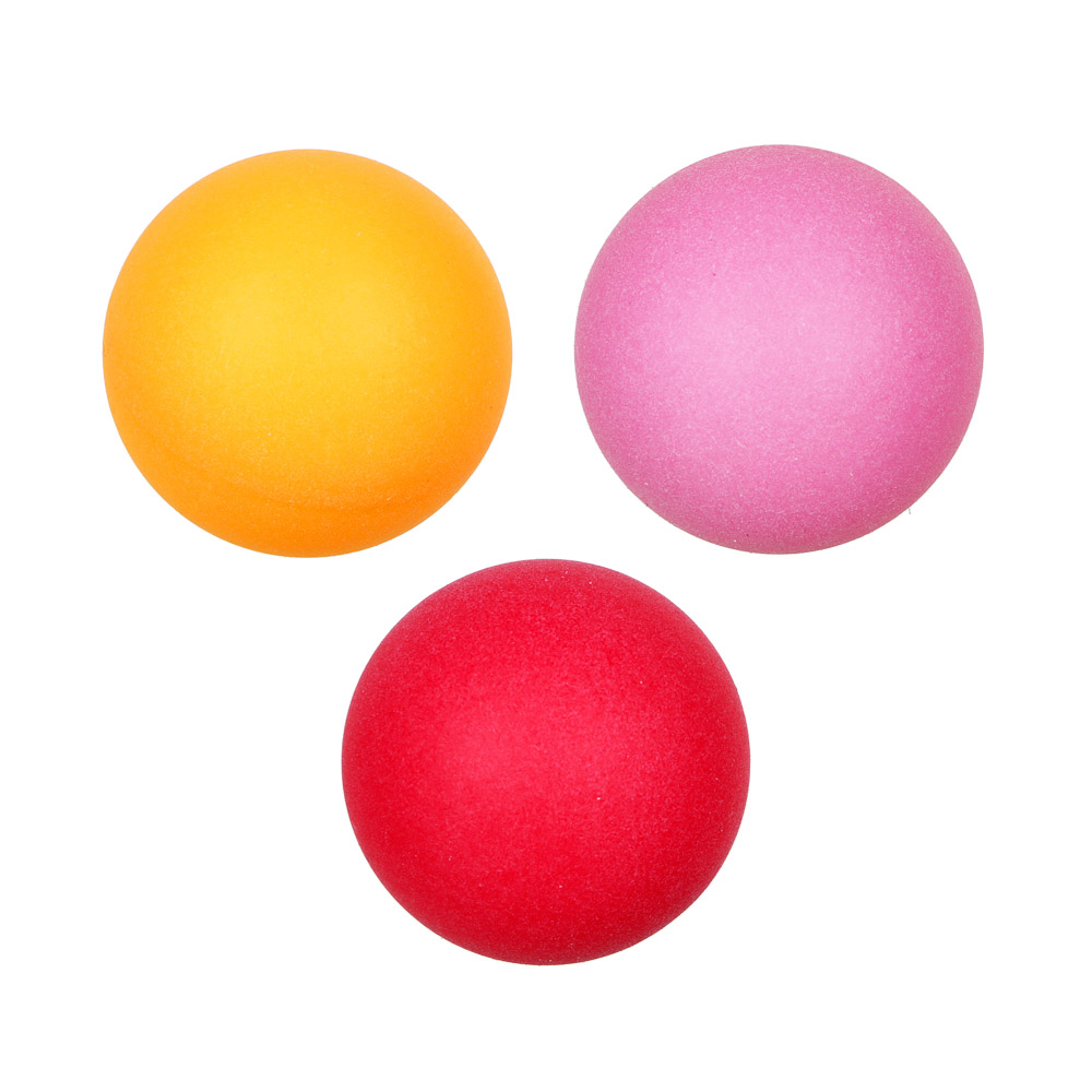 Набор цветных мячей для настольного тенниса 3шт, SILAPRO PP