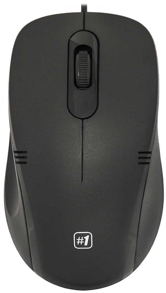 Мышь Defender провод MМ-930 черный, 3кн,1200dpi