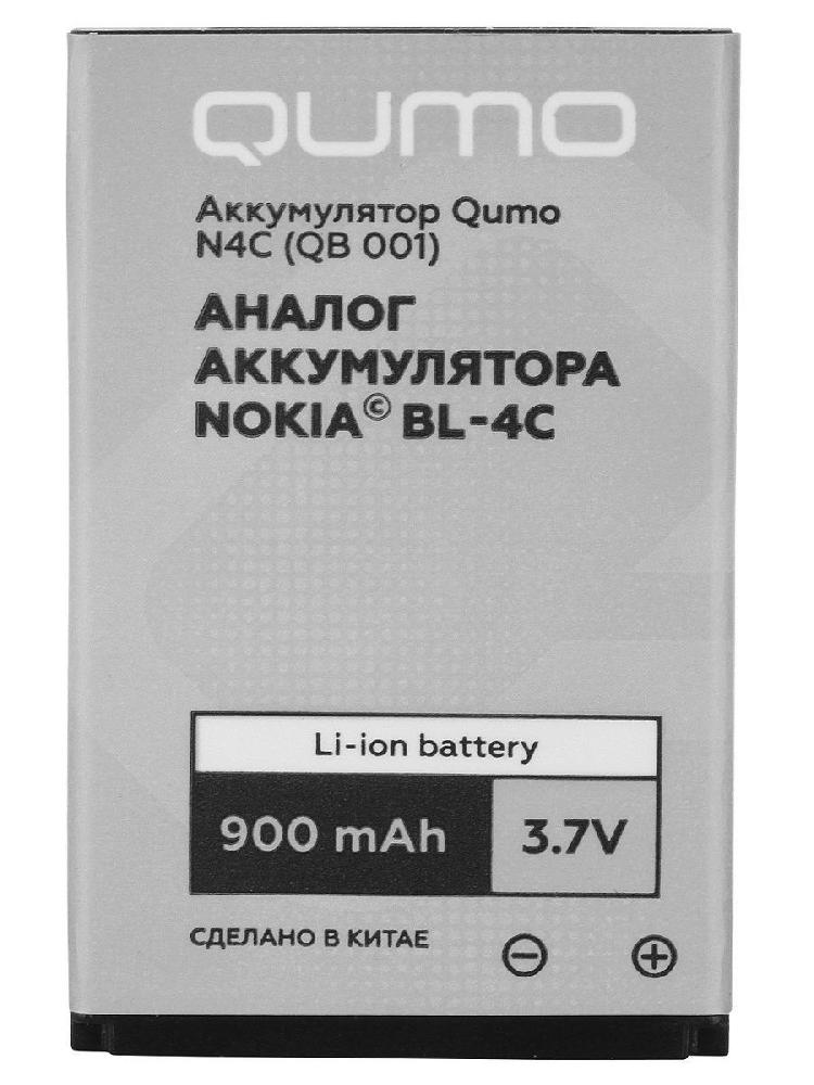 акк BL-4C 1200 mAh (900mAh ) Qumo N4C (QB 001) совместимость Nokia