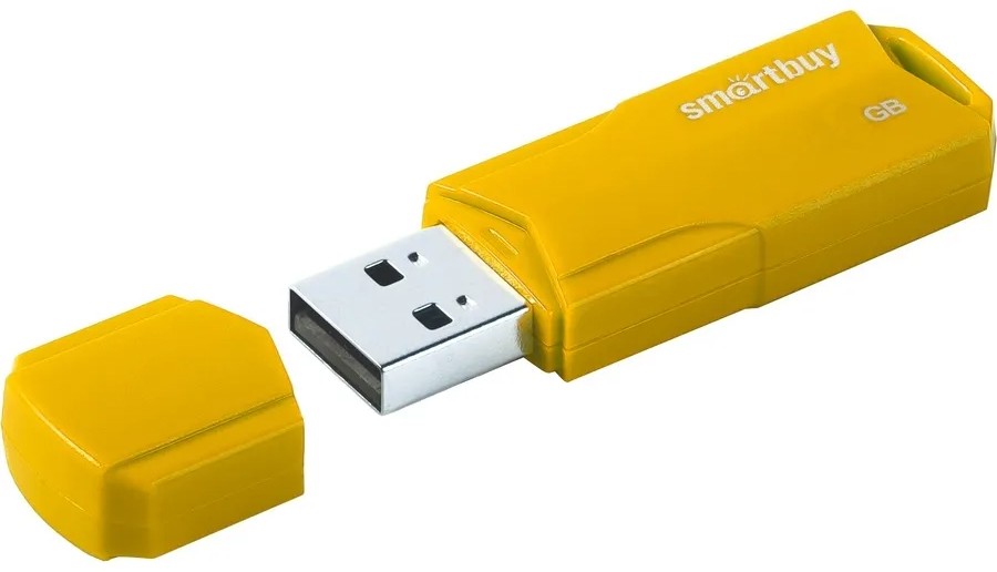 USB2.0 FlashDrives16Gb Smart Buy CLUE Yellow (SB16GBCLU-Y)