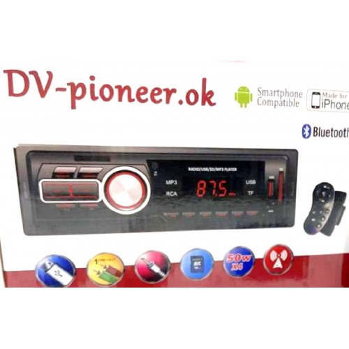 автомагнитола+Bluetooth+USB+AUX+Радио Pioneer JSD-2103