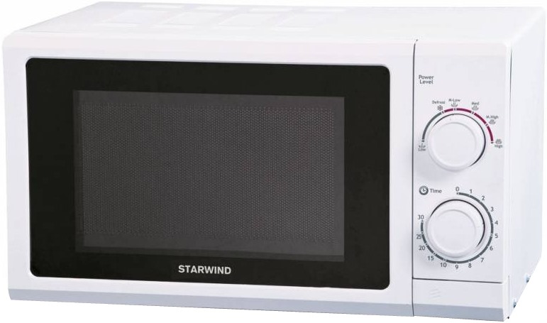 Микроволновая печь Starwind SMW3217 белый (17л., мех, 700Вт)