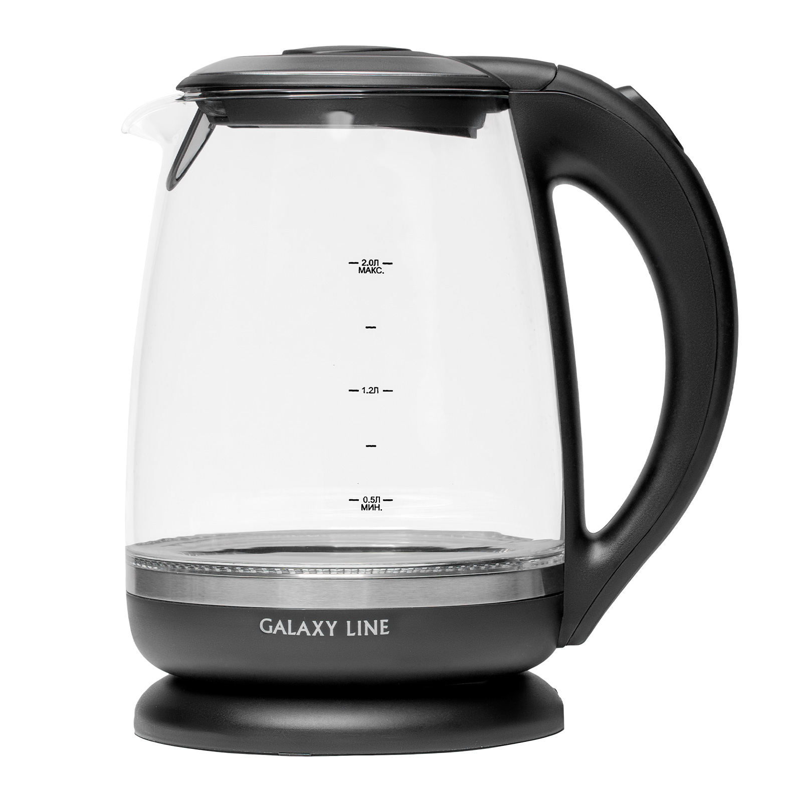 Чайник Galaxy GL 0559  стеклян (2,2 кВт, 2л (6/уп)