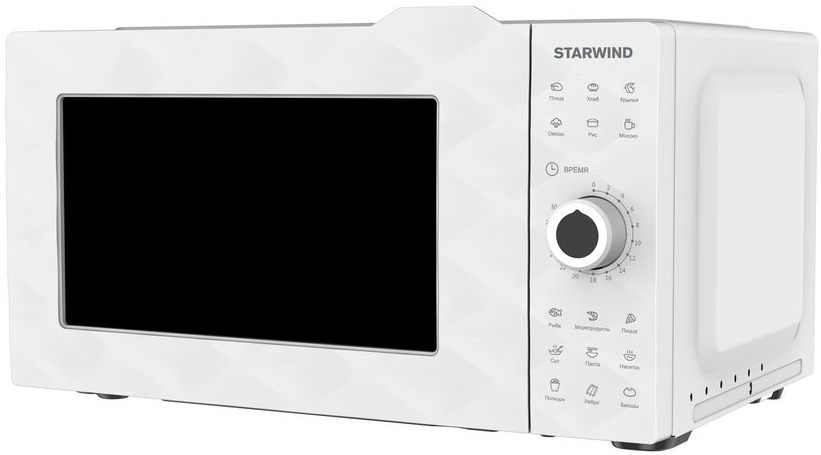 Микроволновая печь Starwind SWM6420 белый (20л., мех, 600Вт)