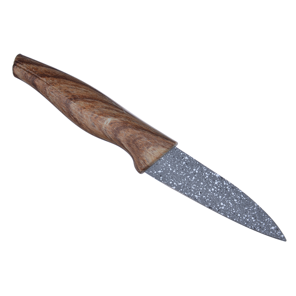 Нож Алмаз кухонный овощной 9см, нерж.сталь с антиналипающим покрытием