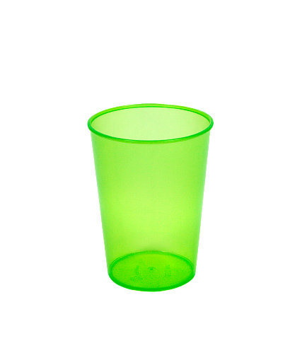 Стакан 350 мл для холодных и горячих напитков, зеленый цвет