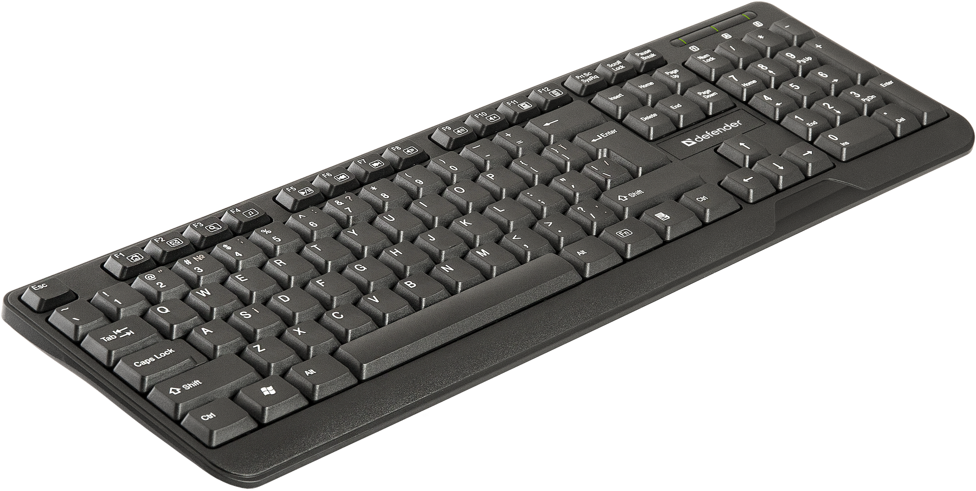 Клавиатура DEFENDER OfficeMate HM-710RU (Черн)полноразмерная