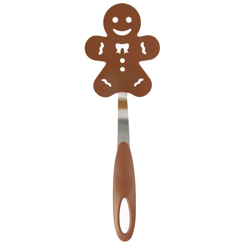 Лопатка для блинов декоративная "Пряничный человечек" PT-Gingerbread р-р 27*9,3 см (сталь, нейлон)