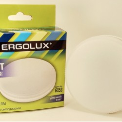 Эл. лампа светодиодная Ergolux LED-GX53-9W-GX53-6K (9Вт GX53 4500K 172-265В, аналог  Вт)