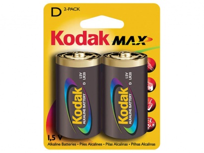 Бат LR20          Kodak MAX 2BL/KD (20 шт/100)  [ KD-2 ]
