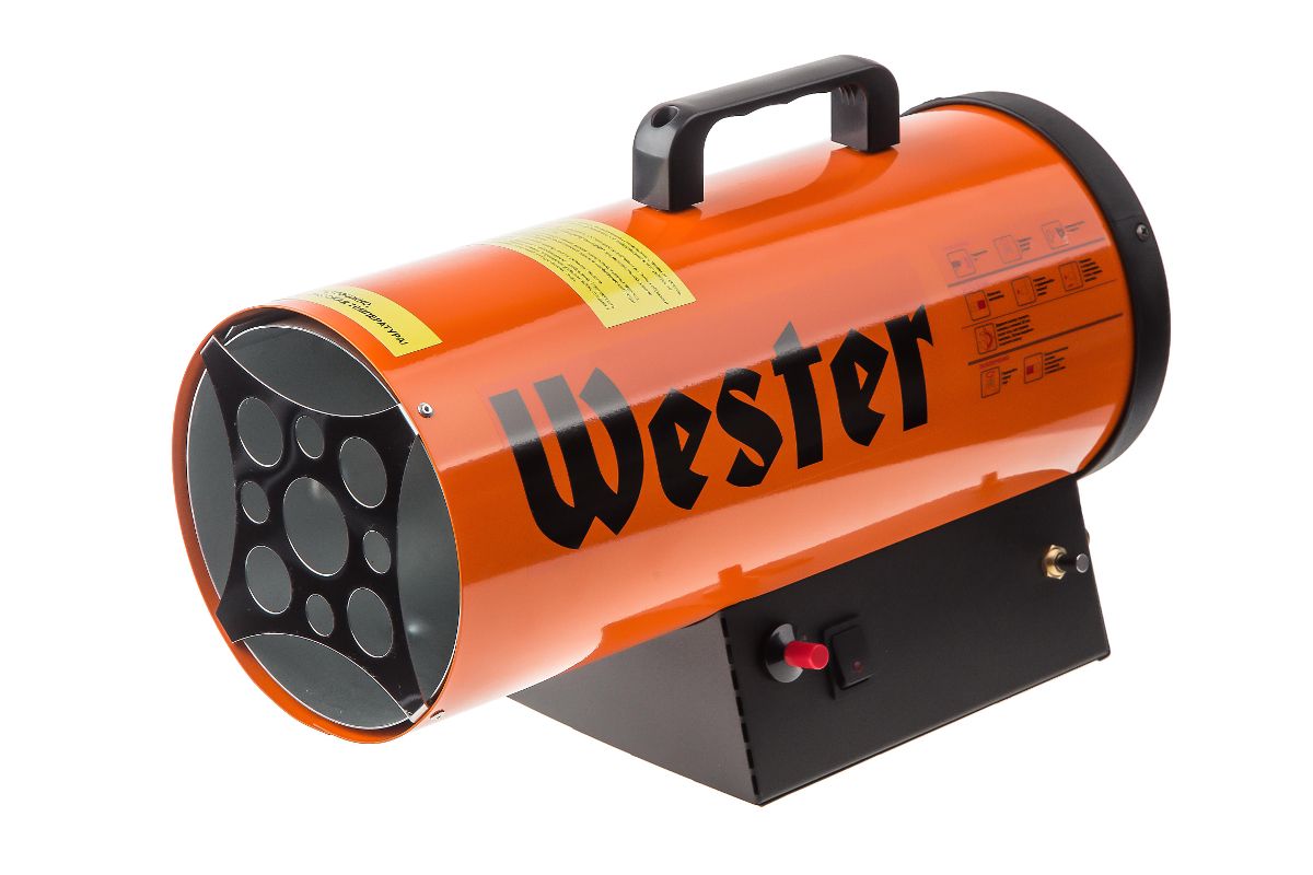 Тепловая пушка газовая WESTER TG-12000  12кВт 320м3/ч 0.73кг/ч 125м2