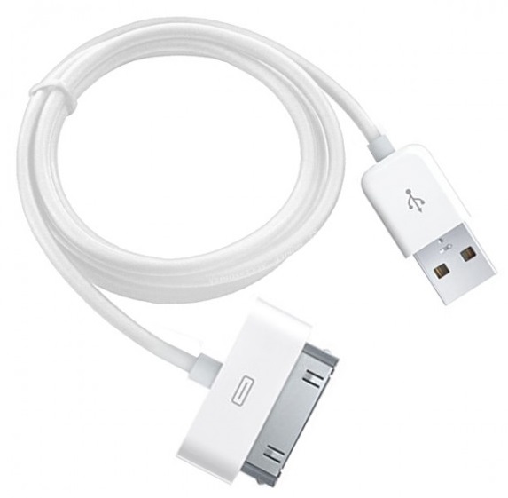 Кабель USB - iPhone4 Орбита OT-SMI18 (422) 1A, белый, 20шт/уп