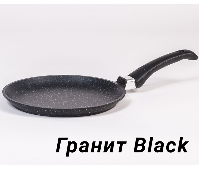 Мечта Сковорода блинная литая 22см АП Гранит Black арт 12802 (10)