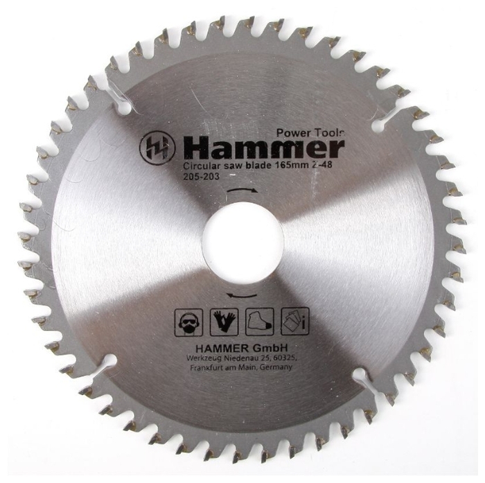 Диск пильный Hammer Flex 205-203 CSB PL 165мм*48*30/20мм  по ламинату