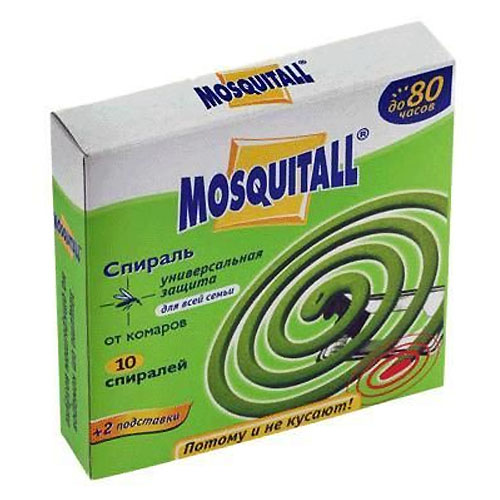 спираль Mosquitall Универсальная защита от комаров