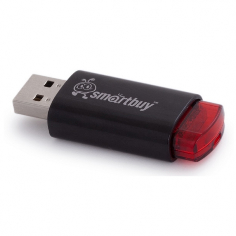 USB2.0 FlashDrives16Gb Smart Buy Click Black (SB16GBCl-K)