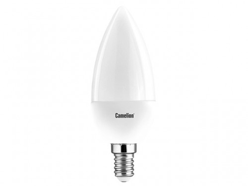 Эл. лампа светодиодная Camelion LED-C35- 7W-/865/E14(Свеча 7Вт 220В, аналог 60Вт) уп.1/10/100