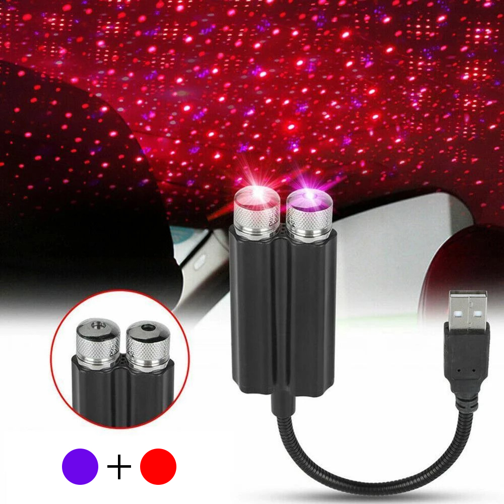 Световая установка Огонёк OG-LDS17 Красный/Фиолетовый USB лазер