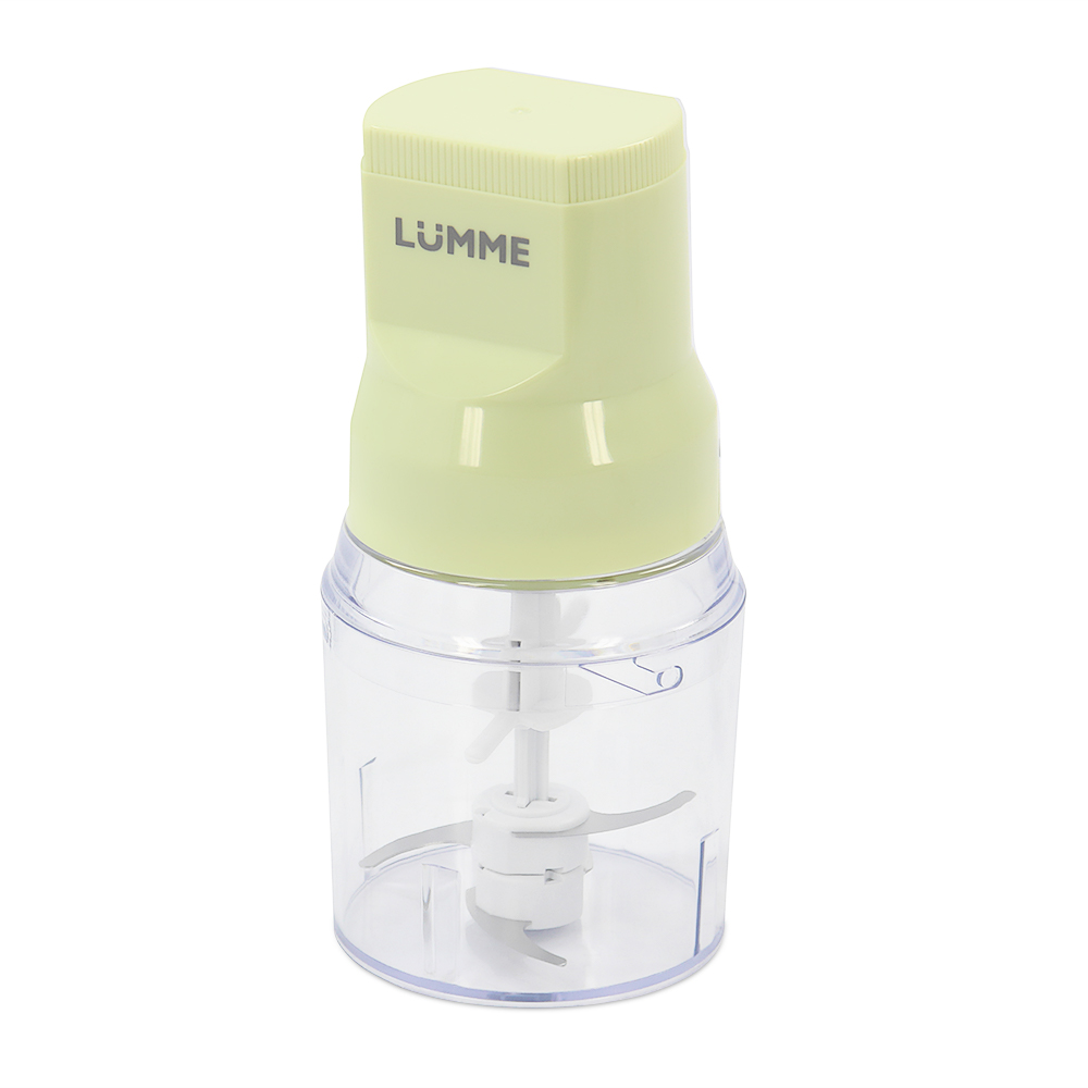 Измельчитель LUMME LU-KP1846A зеленый нефрит (500Вт, чаша - 500мл, измельчение, взбивание) 12/уп