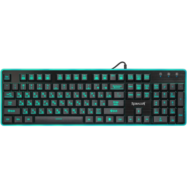 Клавиатура Redragon игровая Dyaus RU,черный,7 цветов подсветки Defender