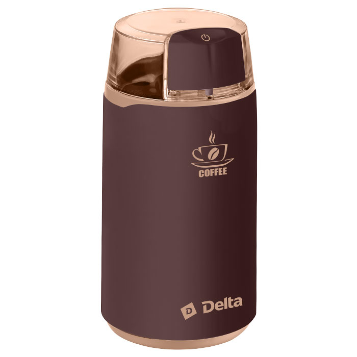 Кофемолка DELTA  DL-087К коричневая: 250 Вт, вместимость 60 г (8)