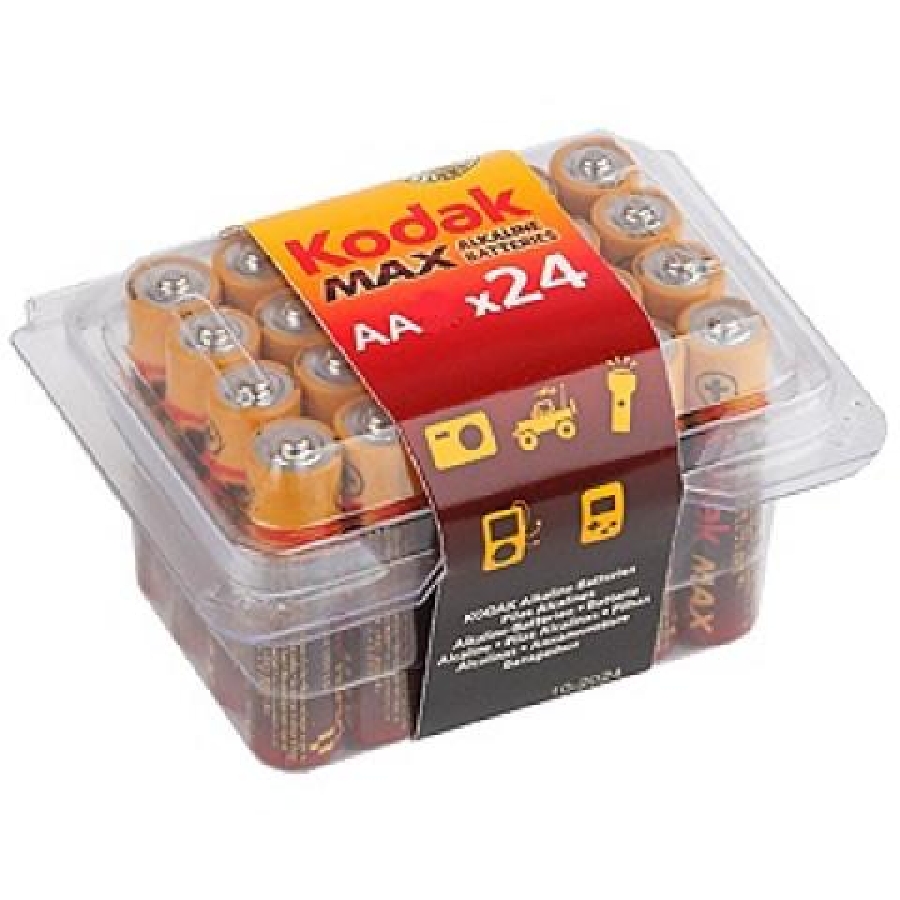 Бат LR6            Kodak MAX BP-24BL  plastic box (24шт)