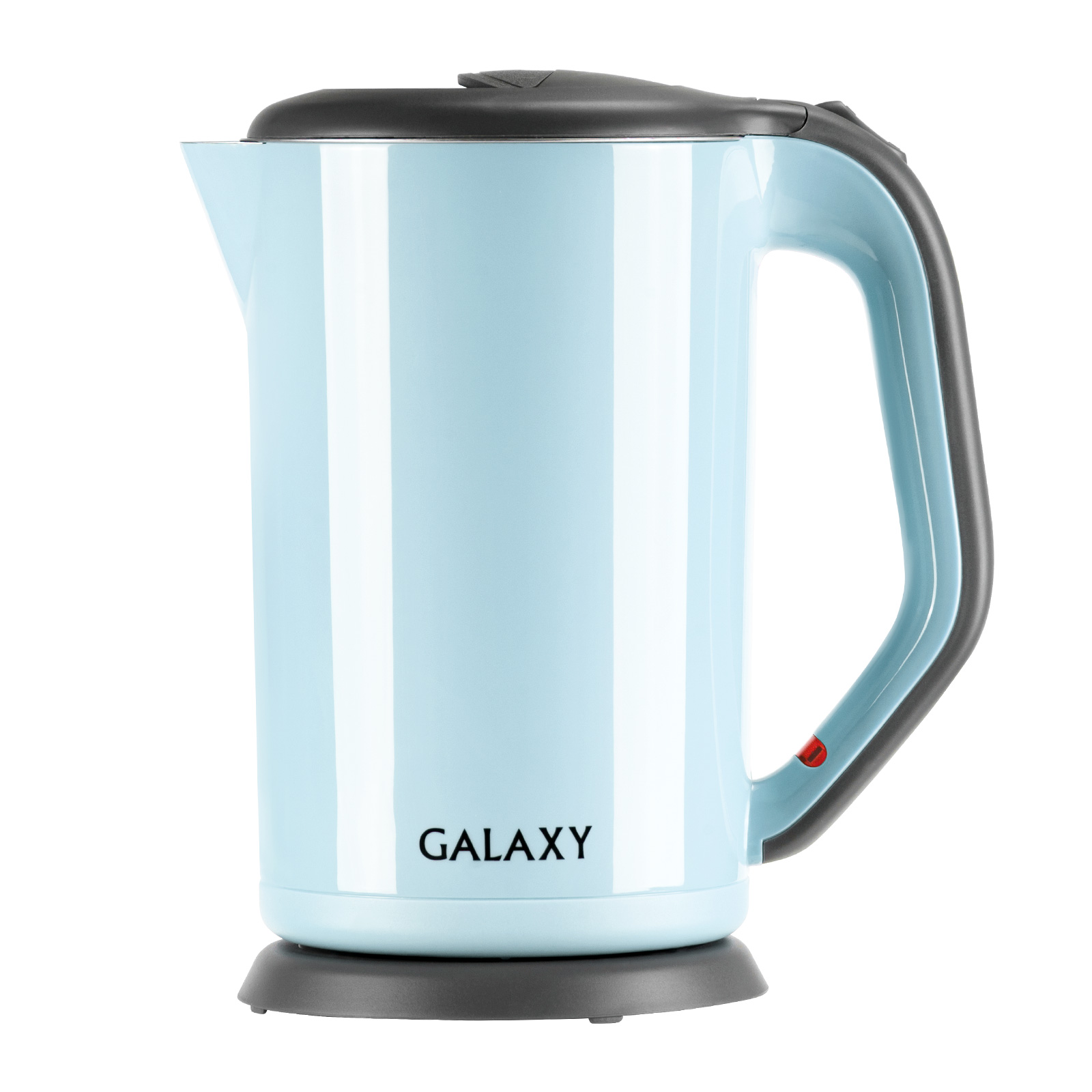 Чайник Galaxy GL 0330 голубой (2 кВт, 1,7л, двойная стенка нерж и пластик) 6/уп