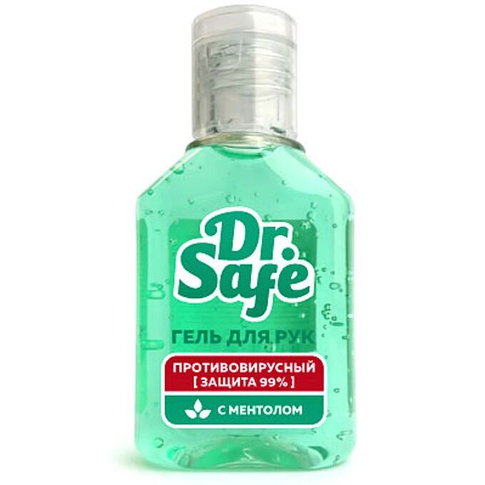Антисептик-гель DR.SAFF противовирусный с ароматом ментола 60мл