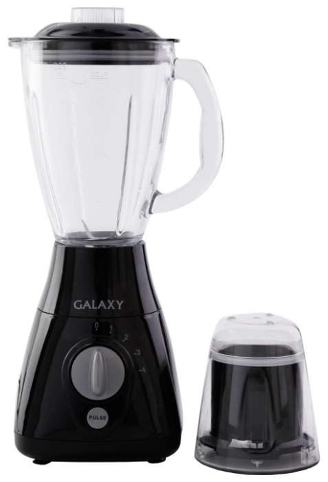 Блендер Galaxy GL 2155 стационарный - стекл чаша 1,5л, кофемолка (550Вт, 4 скор) 6/уп