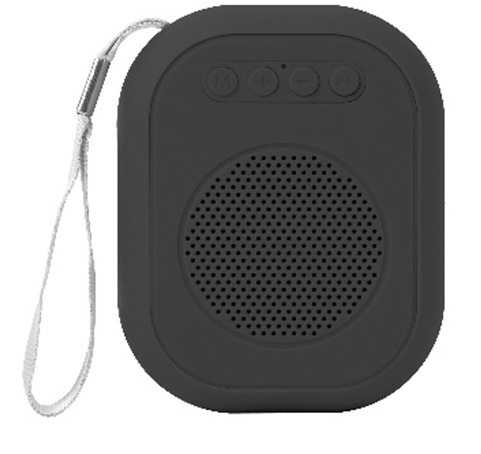 Колонка портативная Smartbuy BLOOM,  3Вт, Bluetooth, MP3, FM-радио, черная (SBS-140)
