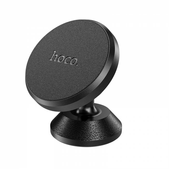 Держатель для смартфонов HOCO CA79 Чёрный (магнитный, на панель липучка)