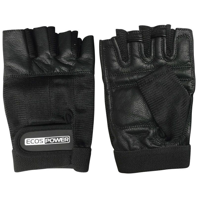 Перчатки для фитнеса ECOS 5103-BLL, цвет: черный, размер: L