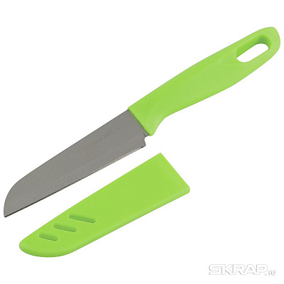 Нож Mallony BUSTA для овощей (в ножнах), 9,5 см