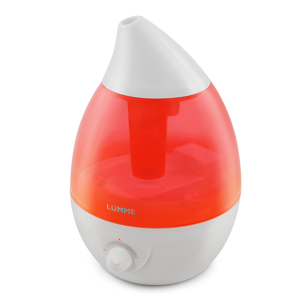 Увлажнитель LUMME LU-1559 красны (ультразвук, 3 л, 300мл/час, 30 м2, до 20 часов, ночная подсветка)