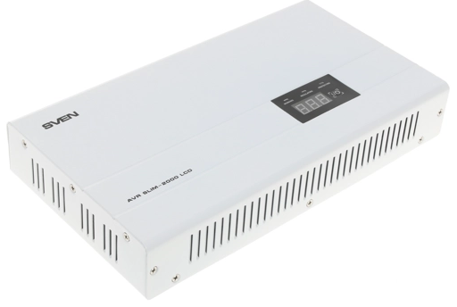 Стабилизатор напряжения SVEN AVR SLIM -1000 LCD (рекомендуеться для защиты газ котлов)