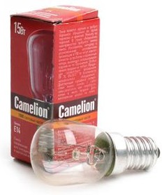 Лампа  для холодильников Camelion MIC 15/Р/CL/Е14 (Эл.лампа накал. для холодильников и шв.машин)