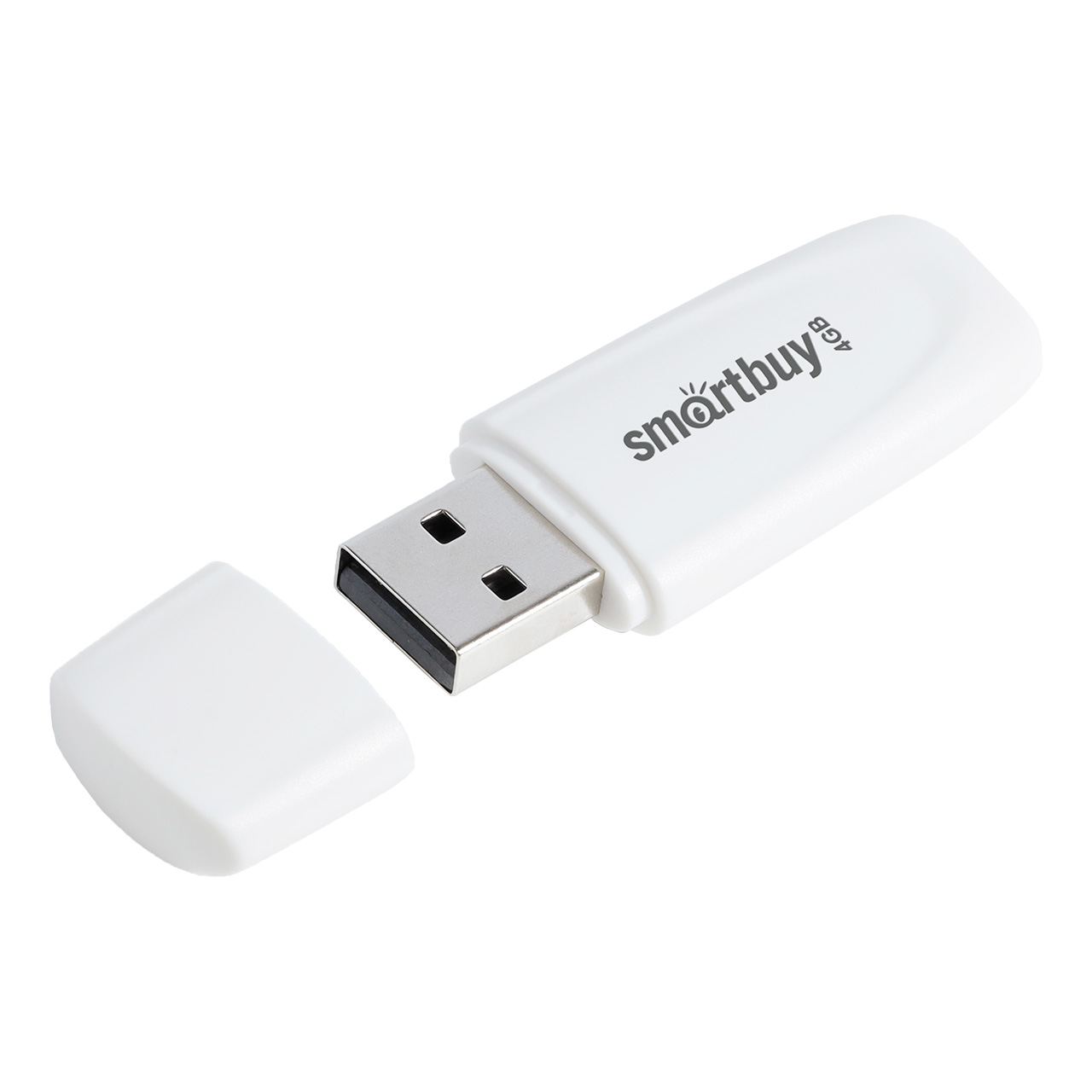 USB2.0 FlashDrives16Gb Smart Buy Scout White (SB016GB2SCW)