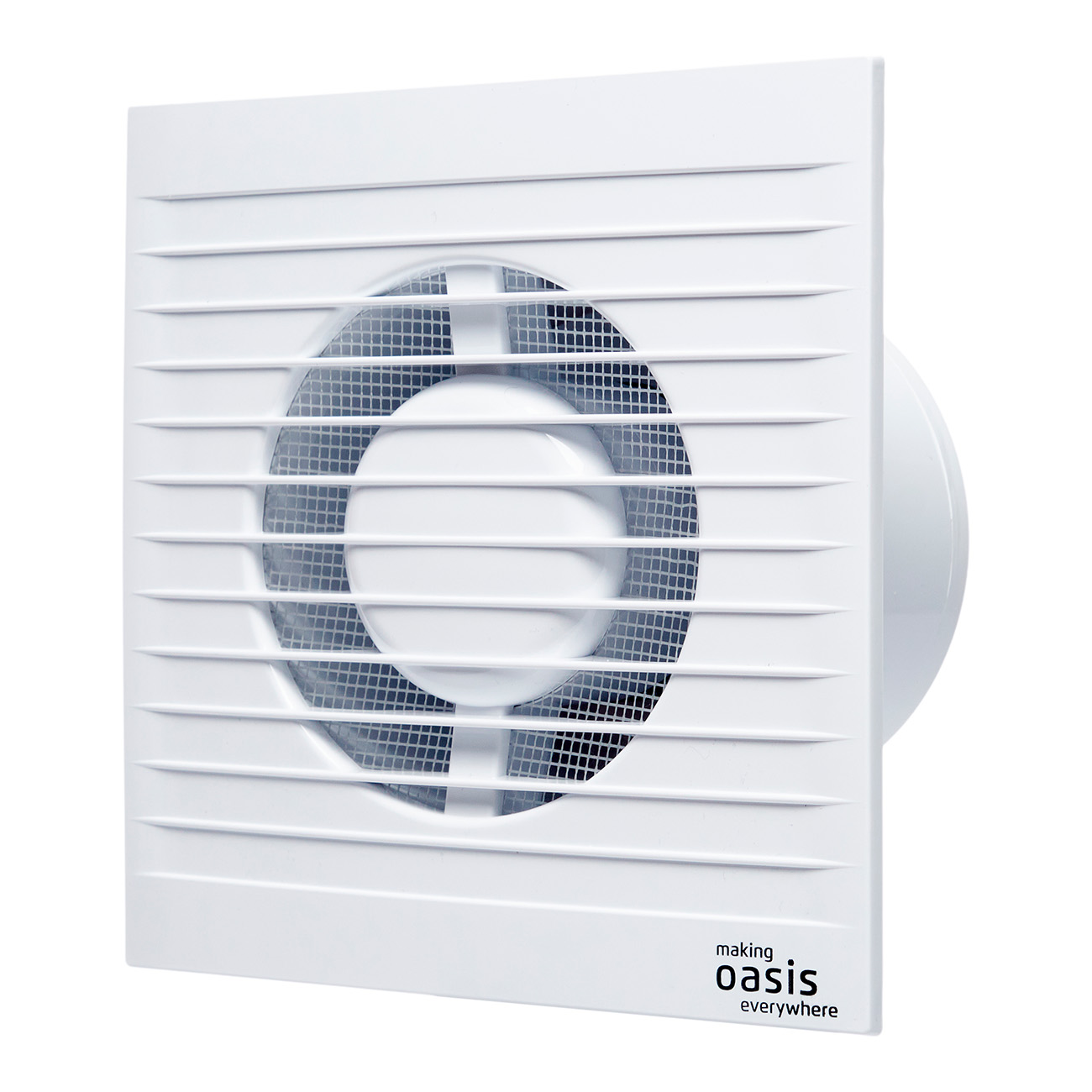 Вентилятор канальный осевой Oasis Modern 100/90 (фланец 100мм, 90м3/час)
