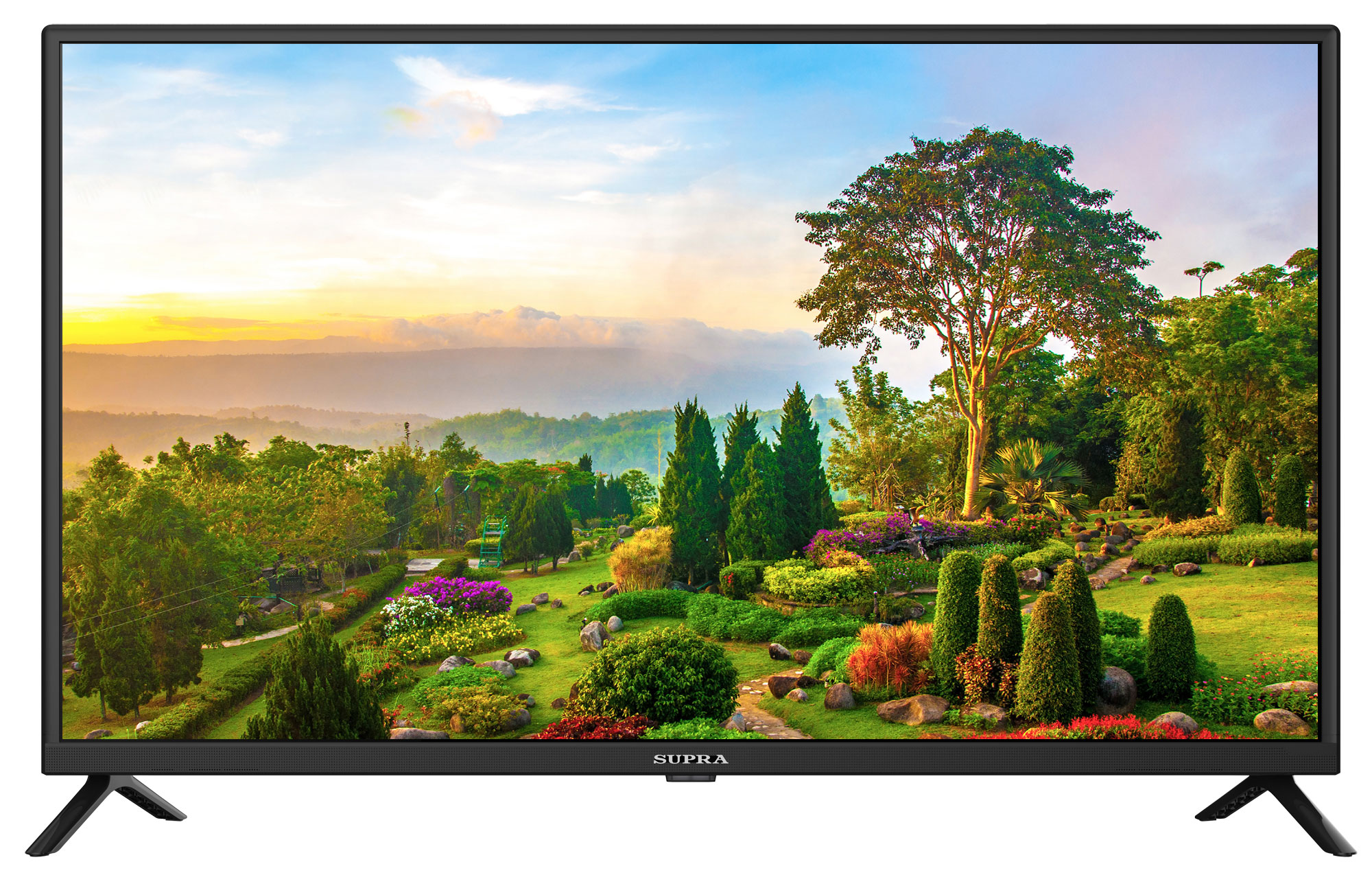 LCD телевизор  SUPRA STV-LC39ST0075W чёрн SMART Andr  (39", Wi-Fi, Ci, HDReady, DVB-T2, USB, 2*6Вт)