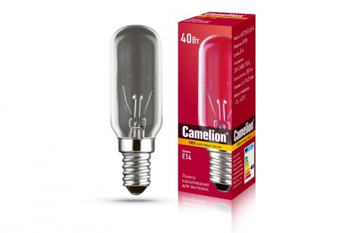 Лампа  для вытяжек Camelion MIC 40/Т25/CL/Е14 (Эл.лампа накал. для вытяжек)
