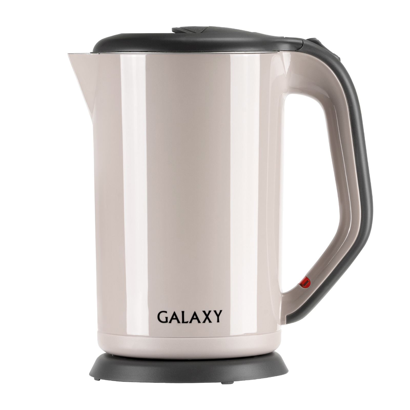 Чайник Galaxy GL 0330 бежевый (2 кВт, 1,7л, двойная стенка нерж и пластик) 6/уп