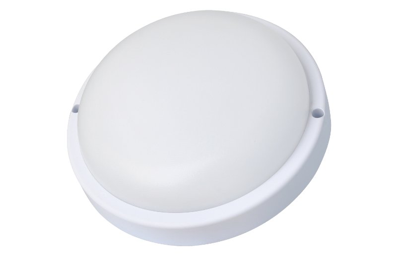 Светильник влагозащищённый Ultraflash  LBF-0312  C01   (влагозащ. LED,12Вт IP54, 220В, круг)